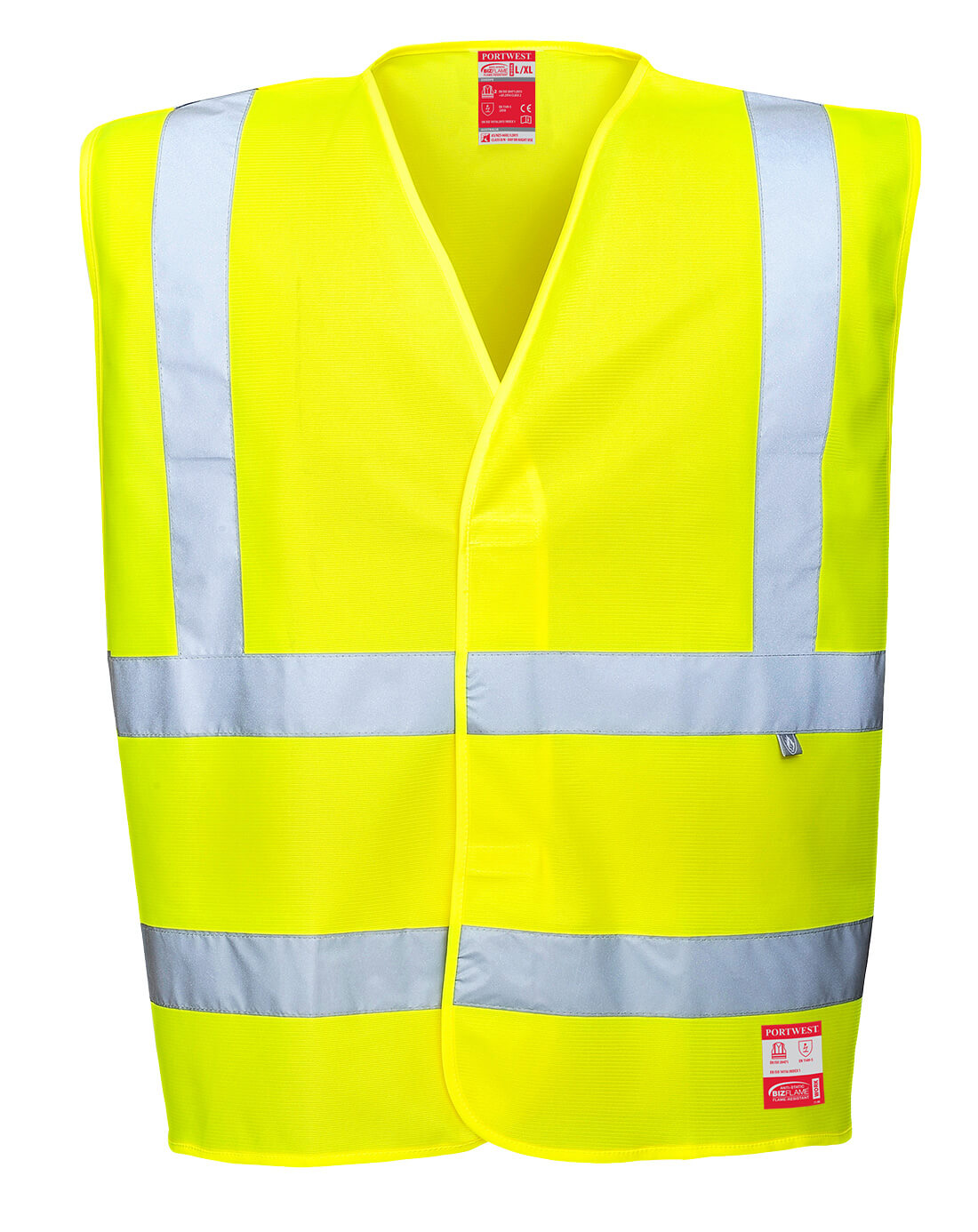 Portwest antistatische Warnschutz Weste - gelb - Front