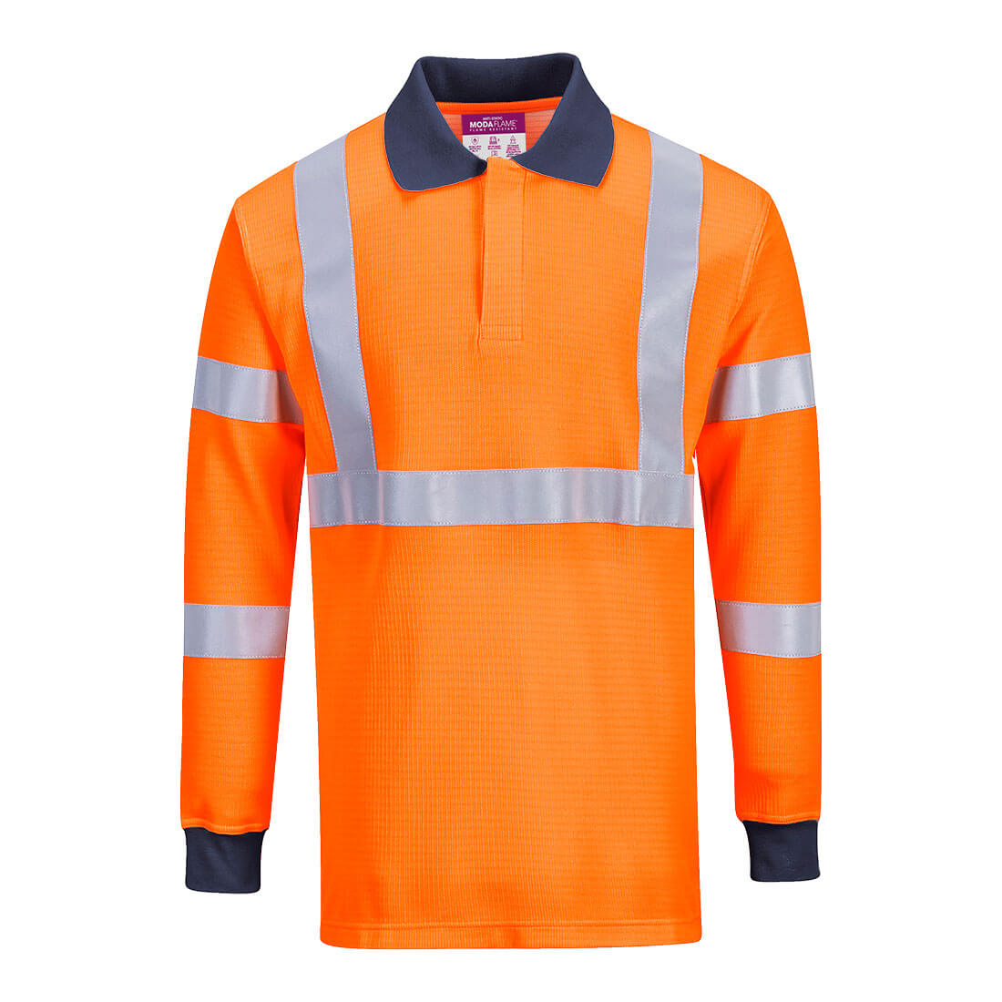 Portwest Flammhemmendes RIS Polo-Shirt - orange - Front