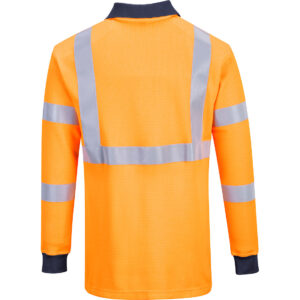 Portwest Flammhemmendes RIS Polo-Shirt - orange - Back