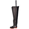 Portwest Sicherheits Hüft-Watstiefel S5 - schwarz - Front