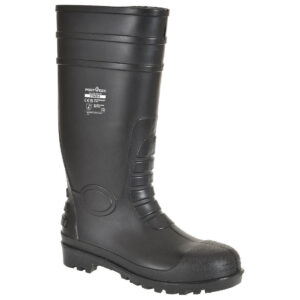 Klassik Sicherheitsgummistiefel Wellington S4 - schwarz - Front