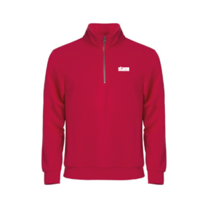 Basic Half Zip Stmm - 35 rot - Front