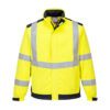 Portwest Modaflame Multinorm Softshelljacke - gelb/marine - Front