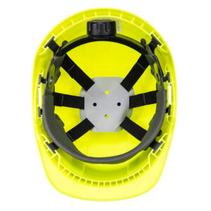 Portwest Endurance Helm mit Ausweisfach - gelb - Back