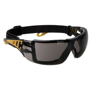 Portwest undurchlässige Tech-Brille - rauch - Front