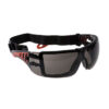Portwest Tech Look Plus Schutzbrille - rauch - Front