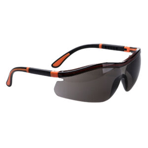 Portwest Neon Schutzbrille - rauch - Front