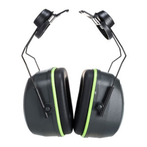 Portwest Premium Kapselgehörschutz Clip-On - grau - Front