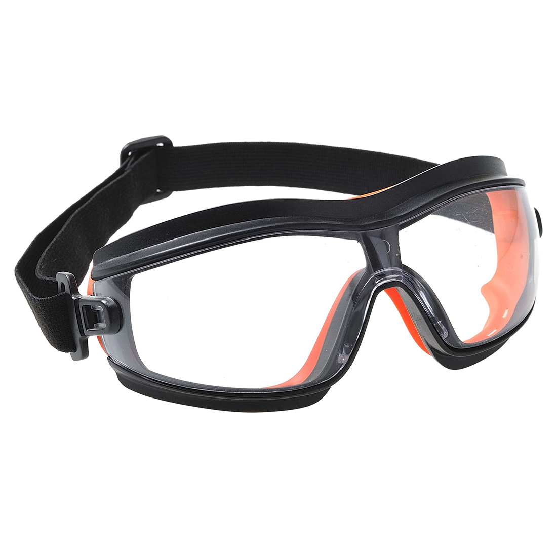 Portwest Slim Safety Vollsichtbrille - klar - Front