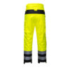 Portwest Warnschutz Regenbundhose Extreme - gelb/schwarz - Back