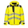 Portwest Warnschutz Regenjacke Extreme - gelb/schwarz - Front