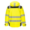 Portwest Warnschutz Regenjacke Extreme - gelb/schwarz - Back