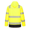 Portwest Warnschutz 5-in-1 Arbeitsjacke - gelb/schwarz - Back