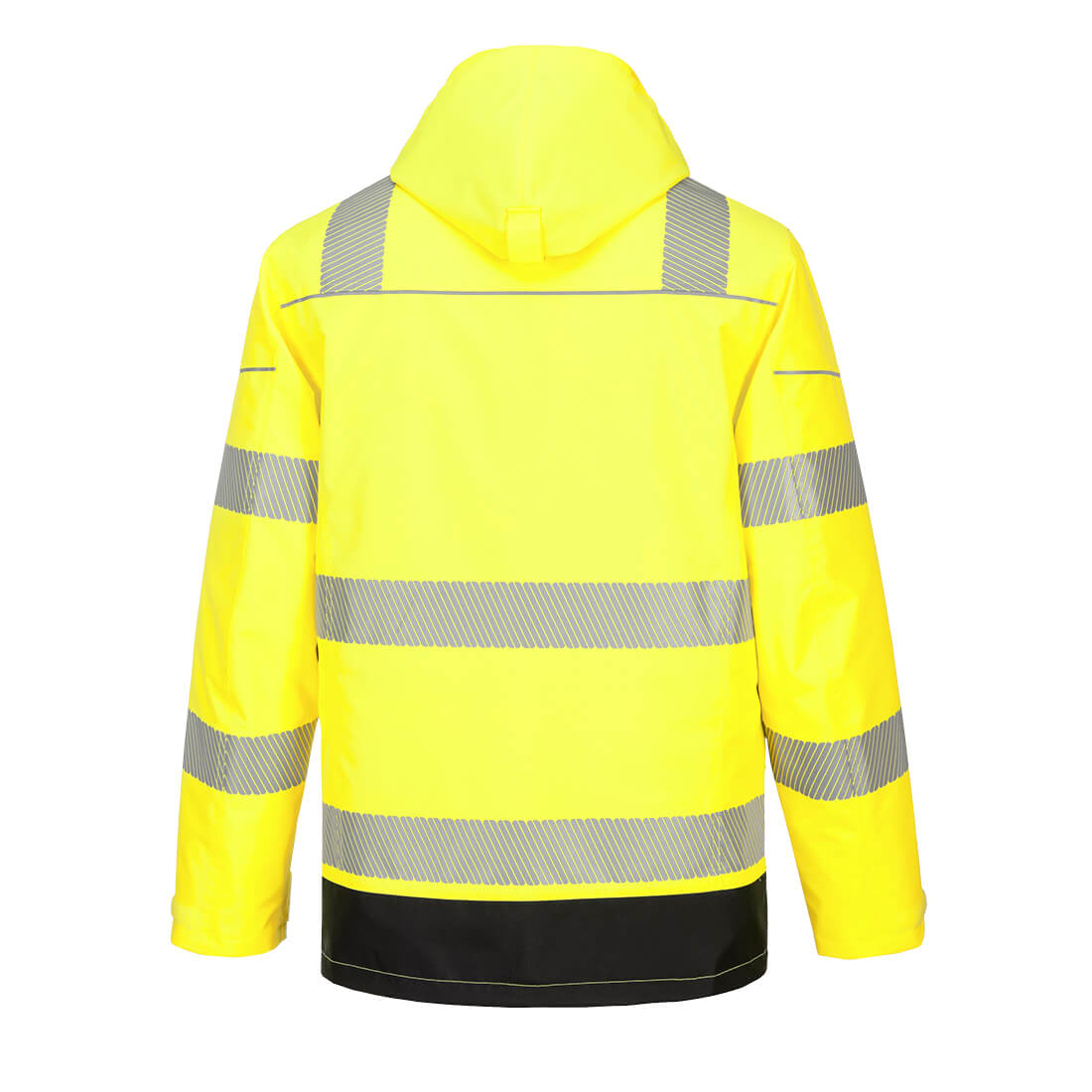 Portwest Warnschutz 5-in-1 Arbeitsjacke - gelb/schwarz - Back