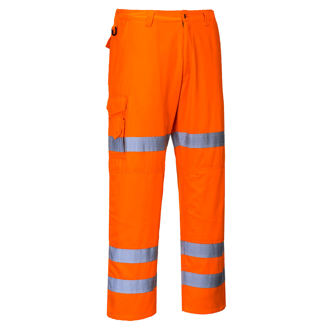 Portwest Warnschutz Bundhose mit Reflexstreifen - orange - Front