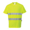 Portwest Warnschutz T-Shirt Baumwoll (kurz) - gelb - Front