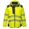 Portwest Warnschutz-Regenjacke - gelb/marine - Front