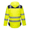 Portwest Warnschutz-Regenjacke - gelb/marine - Back