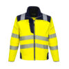 Portwest Warnschutz Softshelljacke - gelb/marine - Front