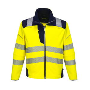 Portwest Warnschutz Softshelljacke - gelb/marine - Front