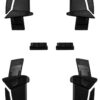 Lampenhalterungen Zenith X - WAC00061.210_LAMPS_CLIPS_FRONTAL_SLOT_CAPS_Black___61236__30604