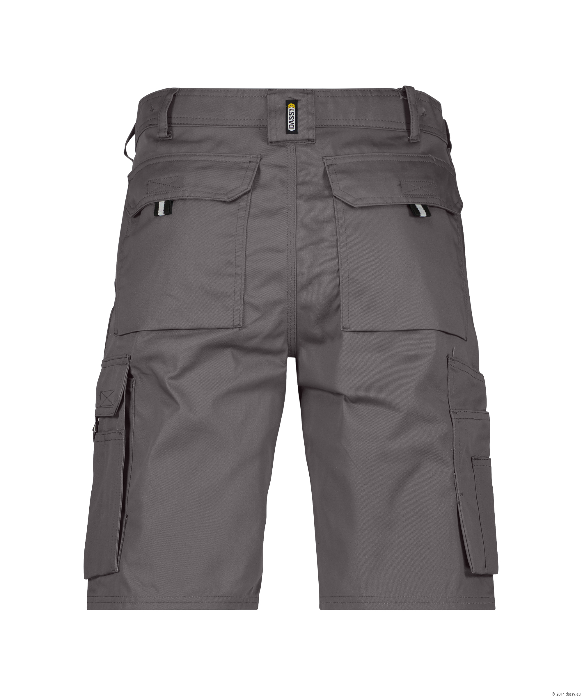 Dassy Bari Arbeitsshorts - color_back-bari-cementgrijs