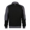 Dassy Basiel Sweatshirt Zweifarbig - color_back-basiel-zwart-cementgrijs