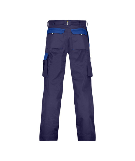 Dassy Boston Arbeitshose Zweifarbig - 6821-dunkelblau-kornblau - Model front