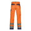 Dassy Buffalo Warnschutzhose mit Kniepolstertaschen - 6681-neonorange-dunkelblau - Model front