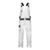 Dassy Calais zweifarbige Arbeitslatzhose - color_back-calais-wit-cementgrijs