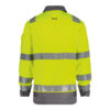 Dassy Dusseldorf Warnschutz-Arbeitsjacke - 6941-neongelb-zementgrau - Model front