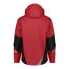 Dassy Gravity Softshelljacke Stmm - 6674 rot-schwarz - Back