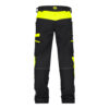 Dassy Hong Kong Stretch-Arbeitshose - color_back-hong-kong-logix-zwart-fluo-geel