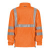 Dassy Kaluga Warnschutz-Fleecejacke - color_back-kaluga-fluo-oranje