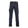 Dassy Knoxville Stretch-Arbeitsjeans - color_back-knoxville-jeansblauw