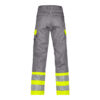 Dassy Lenox Multinorm Warnschutzhose - color_back-lenox-grafietgrijs-fluogeel
