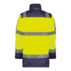 Dassy Limasol Warnschutz Parka - color_back-limasol-fluogeel-marine