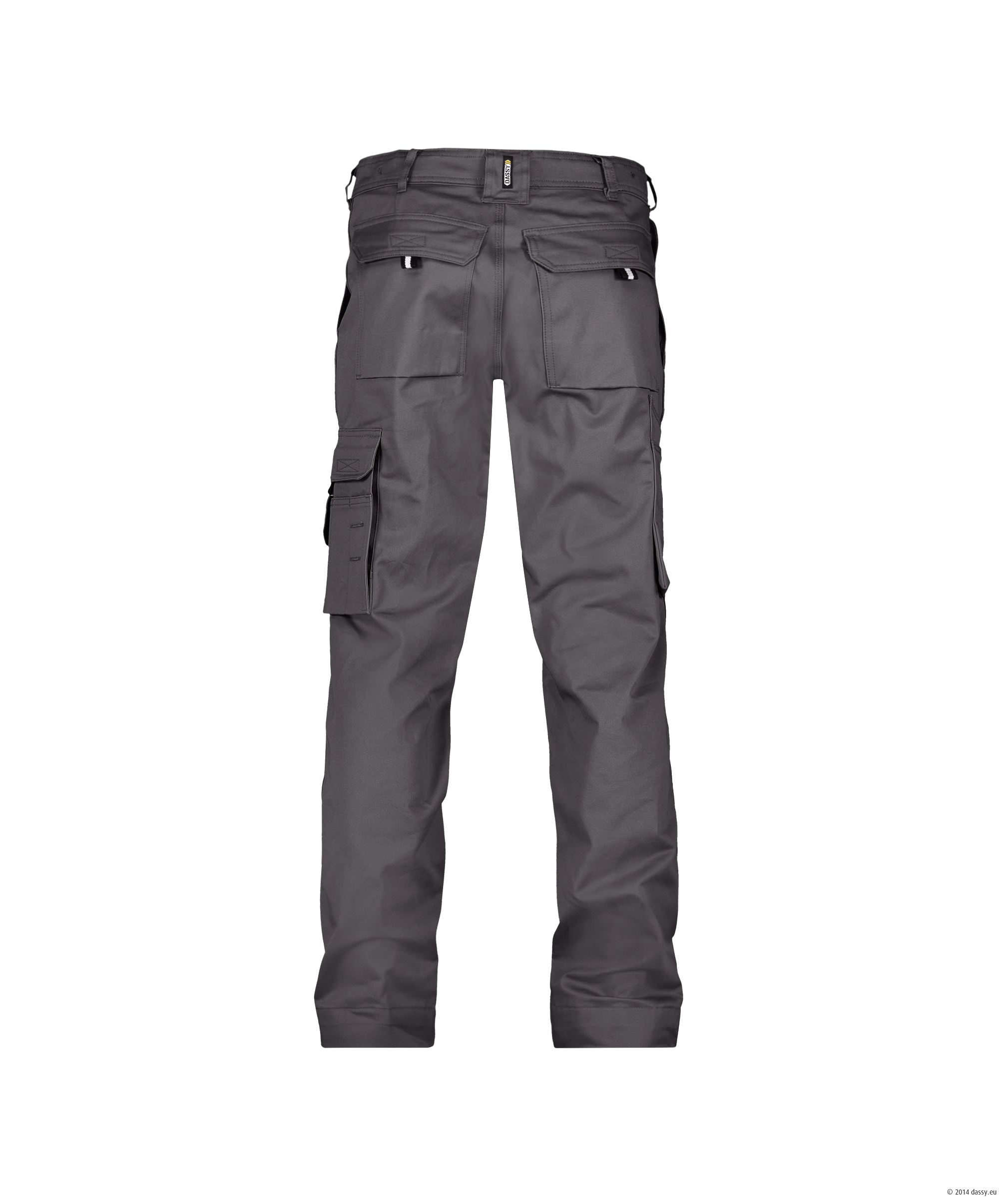 Dassy Liverpool Baumwoll-Arbeitshose - color_back-liverpool2-cementgrijs
