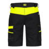 Dassy Manilla Stretch-Arbeitsshorts - color_back-manilla-logix-zwart-fluo-geel