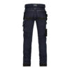 Dassy Melbourne Stretch-Arbeitsjeans - color_back-melbourne-jeansblauw-zwart