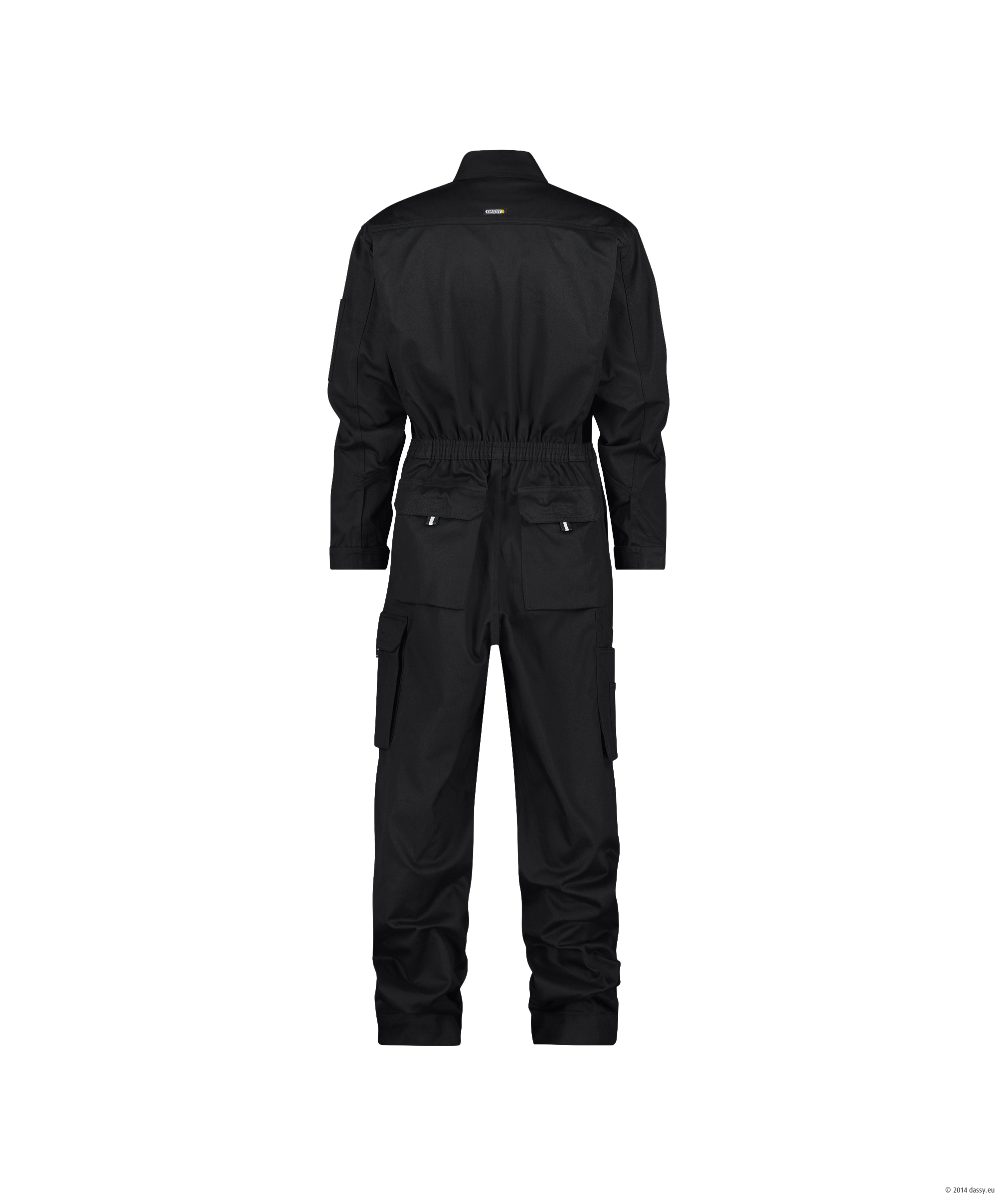 Dassy Nimes Baumwoll-Overall - 0704-0783-schwarz - Model front