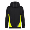 Dassy Santos Kapuzen-Sweatshirt - color_back-santos-logix-zwart-fluo-geel