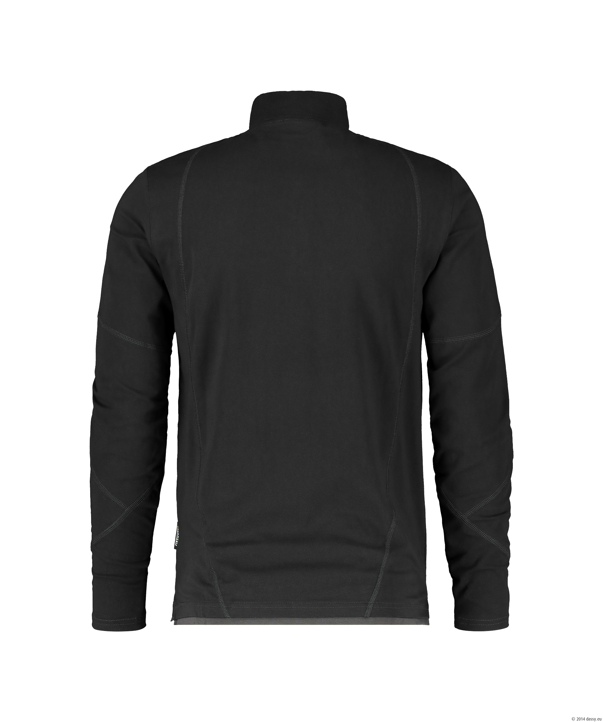 Dassy Sonic langarm T-Shirt - 6744-schwarz-anthrazitgrau - Back