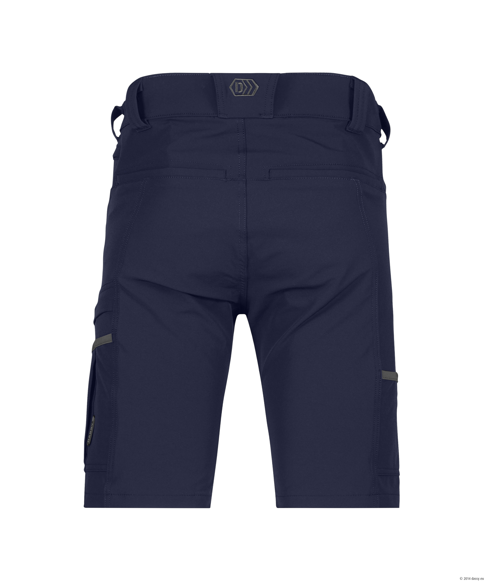 Dassy Sparx Stretch-Arbeitsshort - color_back-sparx-nachtblauw
