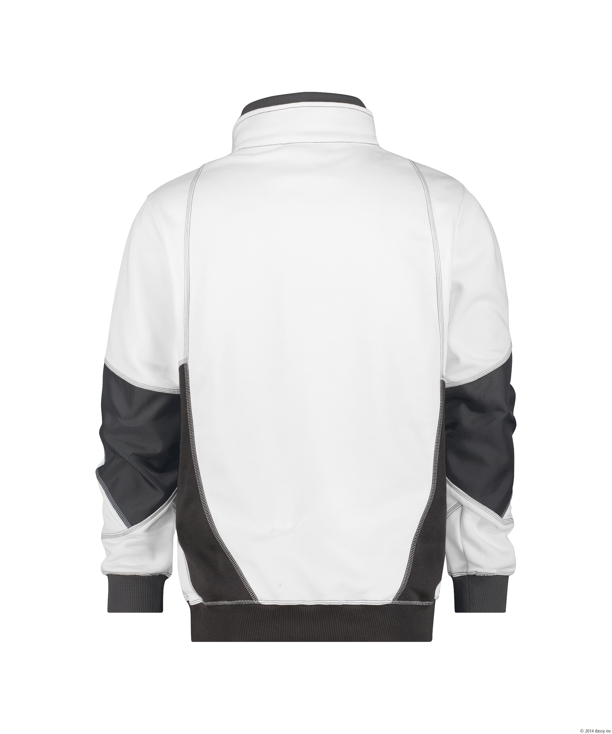 Dassy Stellar Sweatshirt - 5142-weiss-anthrazitgrau - Back