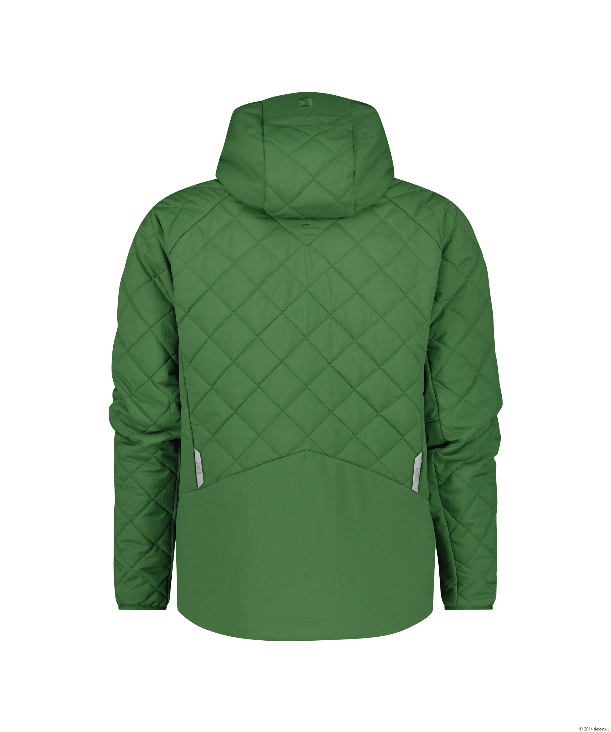 Dassy Tama isolierte Thermo-Arbeitsjacke - color_back-tama-elm-green