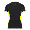 DASSY® Tampico Women T-SHIRT FÜR DAMEN - color_back-tampico-women-logix-zwart-fluo-geel