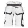 DASSY® Trix Painters STRETCH-MALERSHORTS MIT HOLSTERTASCHEN - color_back-trix-painters-wit-antraciet-grijs