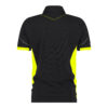DASSY® Veracruz POLOSHIRT - color_back-veracruz-logix-zwart-fluo-geel