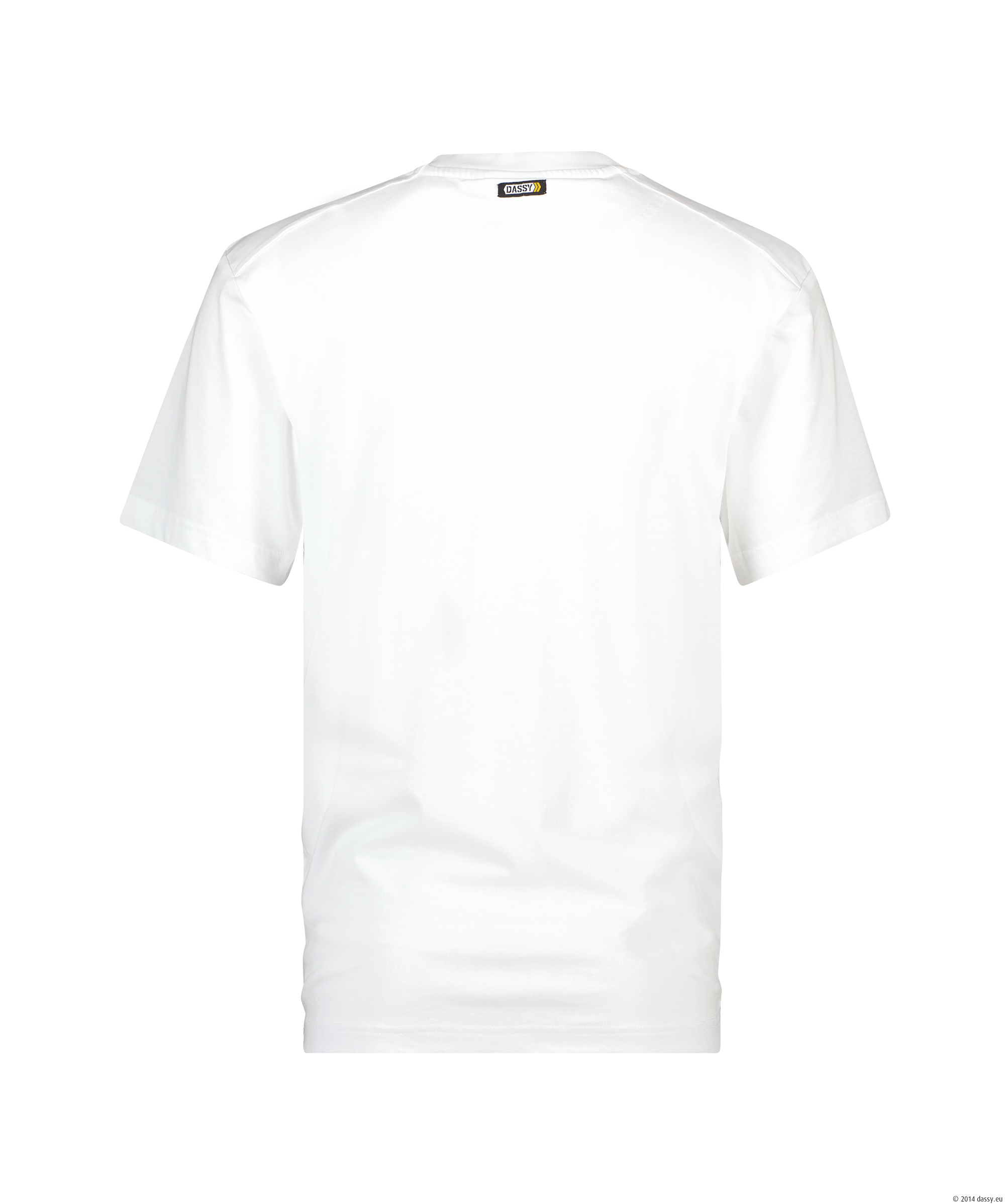 DASSY® Victor T-SHIRT GEEIGNET FÜR INDUSTRIEREINIGUNG - color_back-victor-wit